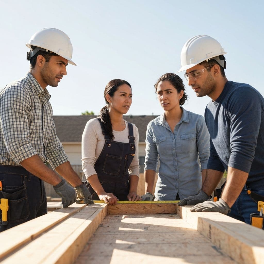 Coastline Creative Construction team collaborating on a project